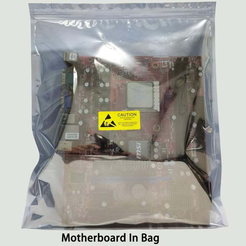 Daarcin Anti Static Bags, 10pcs 11x13in/28x33cm Resealable Large ESD Bag for Motherboard HDD and Electronic Device,Antistatic Bags for Graphics Card - Image 3